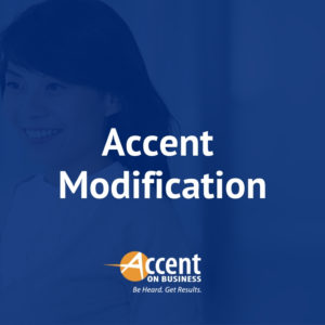 Accent Modification